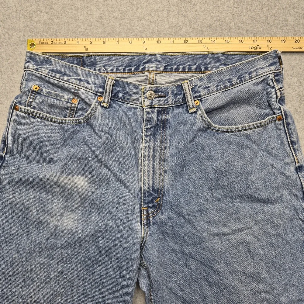 Levi's 560 Jeans Mens 38x34 Light Wash Comfort Fit Tapered Leg Denim